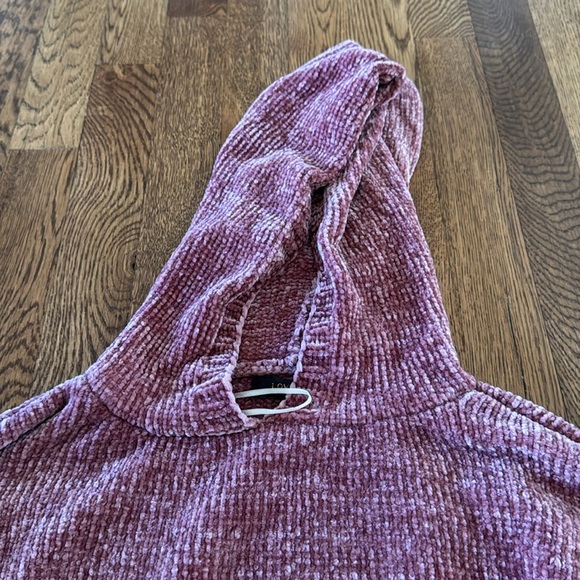 Love Tree Women’s Knit Mauve Hoodie Size Medium - Picture 3 of 7